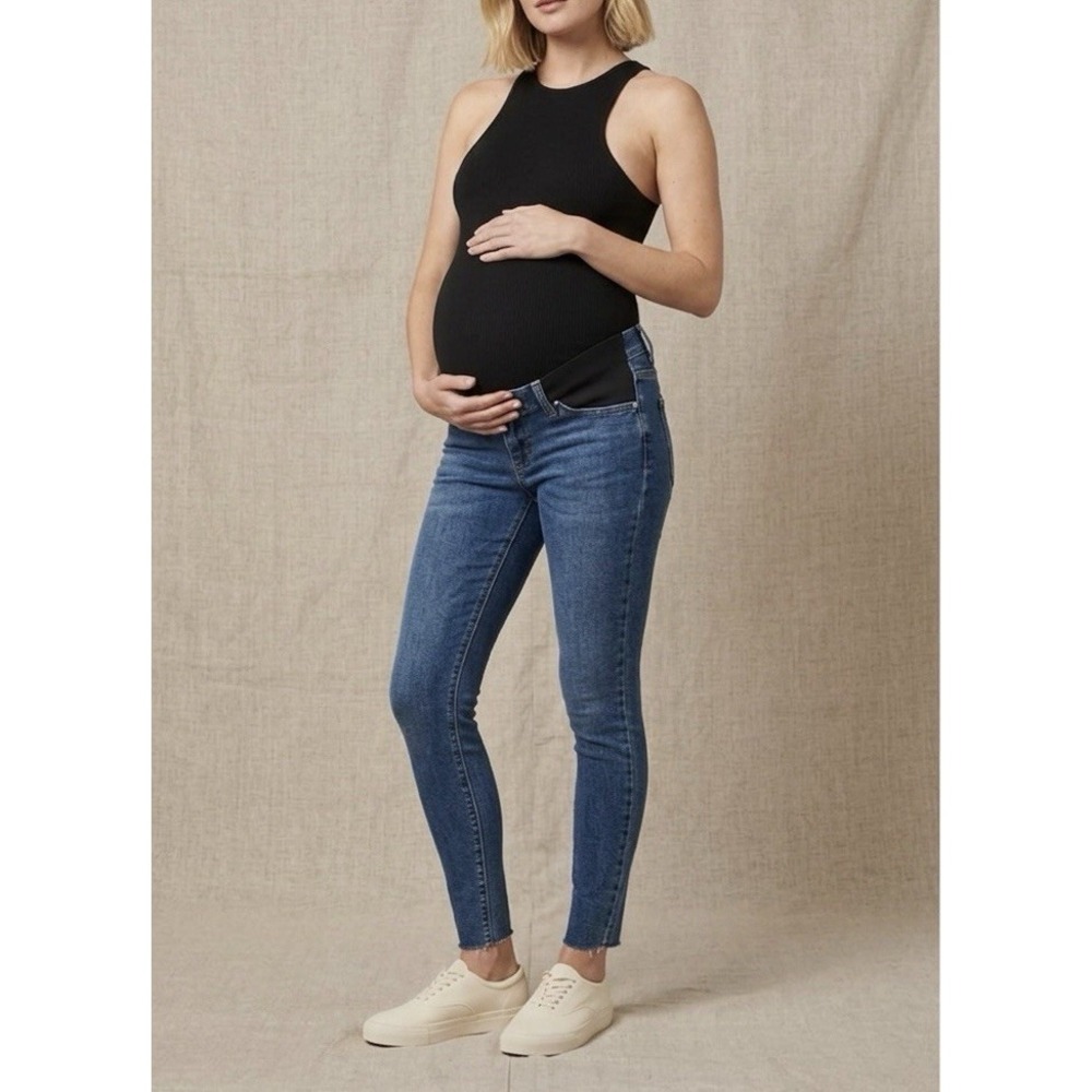 Hudson Nico Maternity Jean Women Sz 29 Side Panel Stretch Skinny Casual Everyday